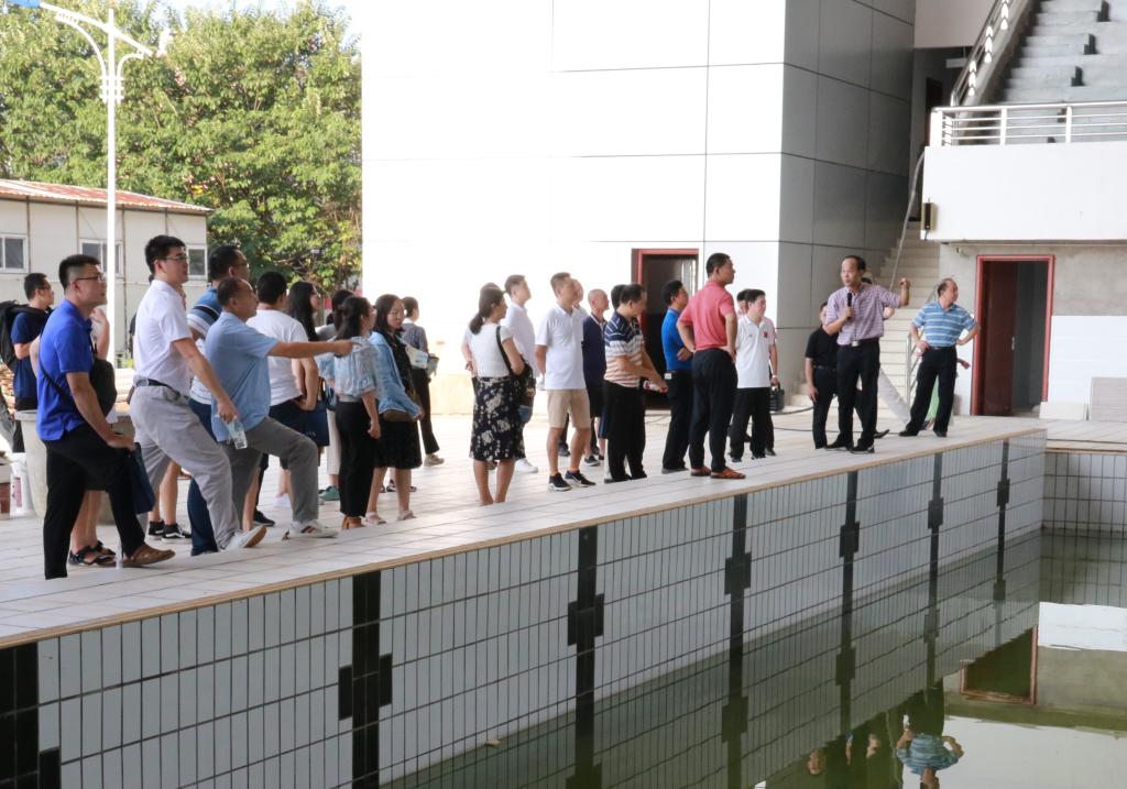 参观广西师范大学游泳馆